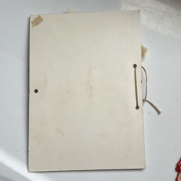 Vtg Mid Century Lewis Garland Christmas/Holiday themed cocktail napkins in folio - Picture 12 of 13